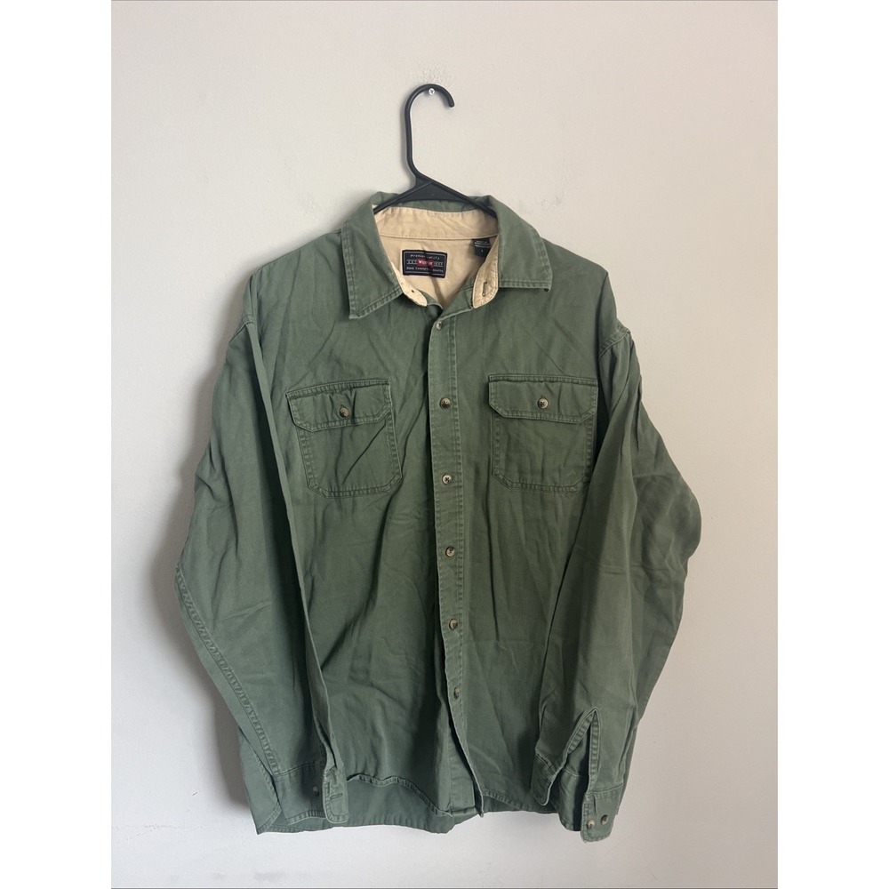Wrangler Shirt Mens Large Green
